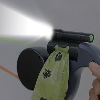 Guinzaglio Retrattile Automatico a Doppia Estremità